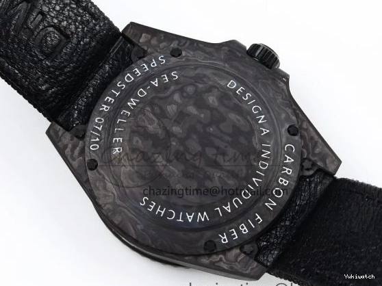 Black Strap Dweller on Dial A2824 DIWF Edition Nylon 43mm Black Best Carbon Sea 0411